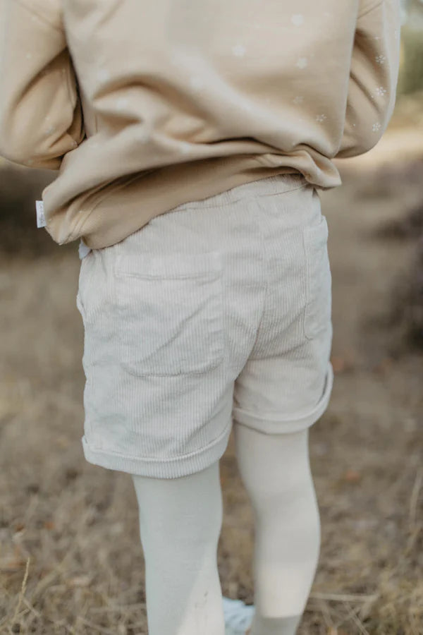 PAPERBAG SHORTS AUS CORD MIT SCHLEIFE