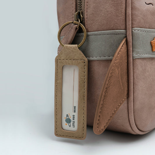BACKPACK NAME TAG - LATTE MACCHIATO
