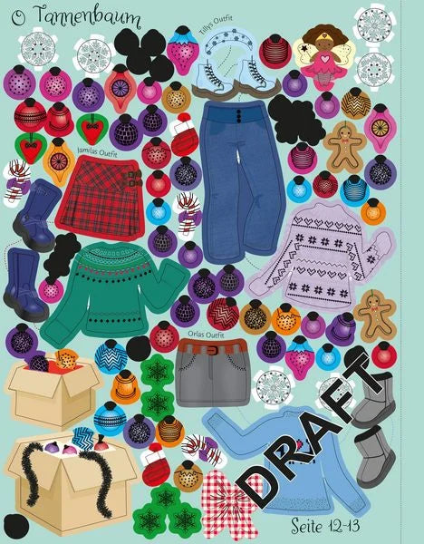 Mein Anziehpuppen-Stickerbuch - Winterwunderland