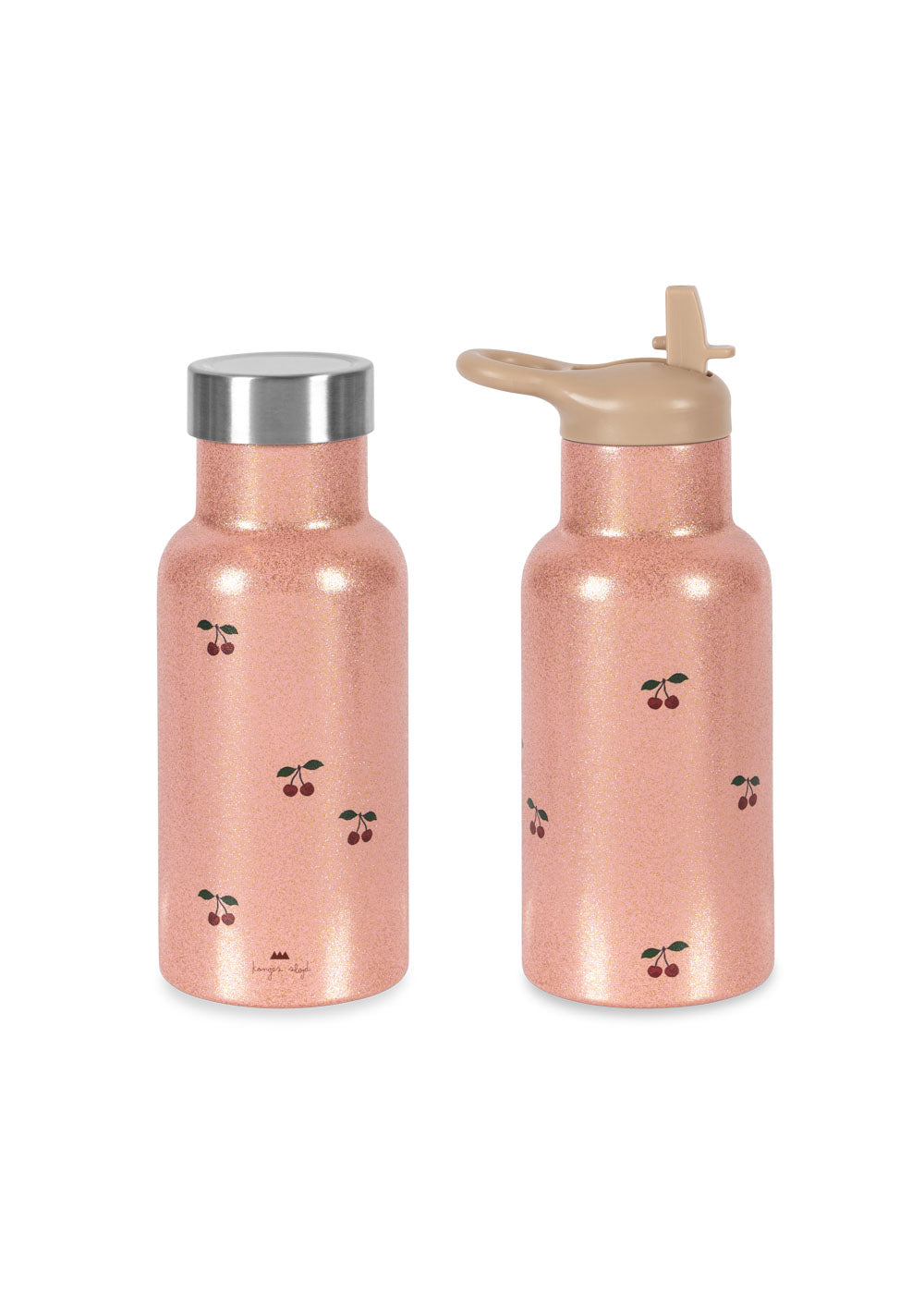 Glitter Thermoflasche - Cherry