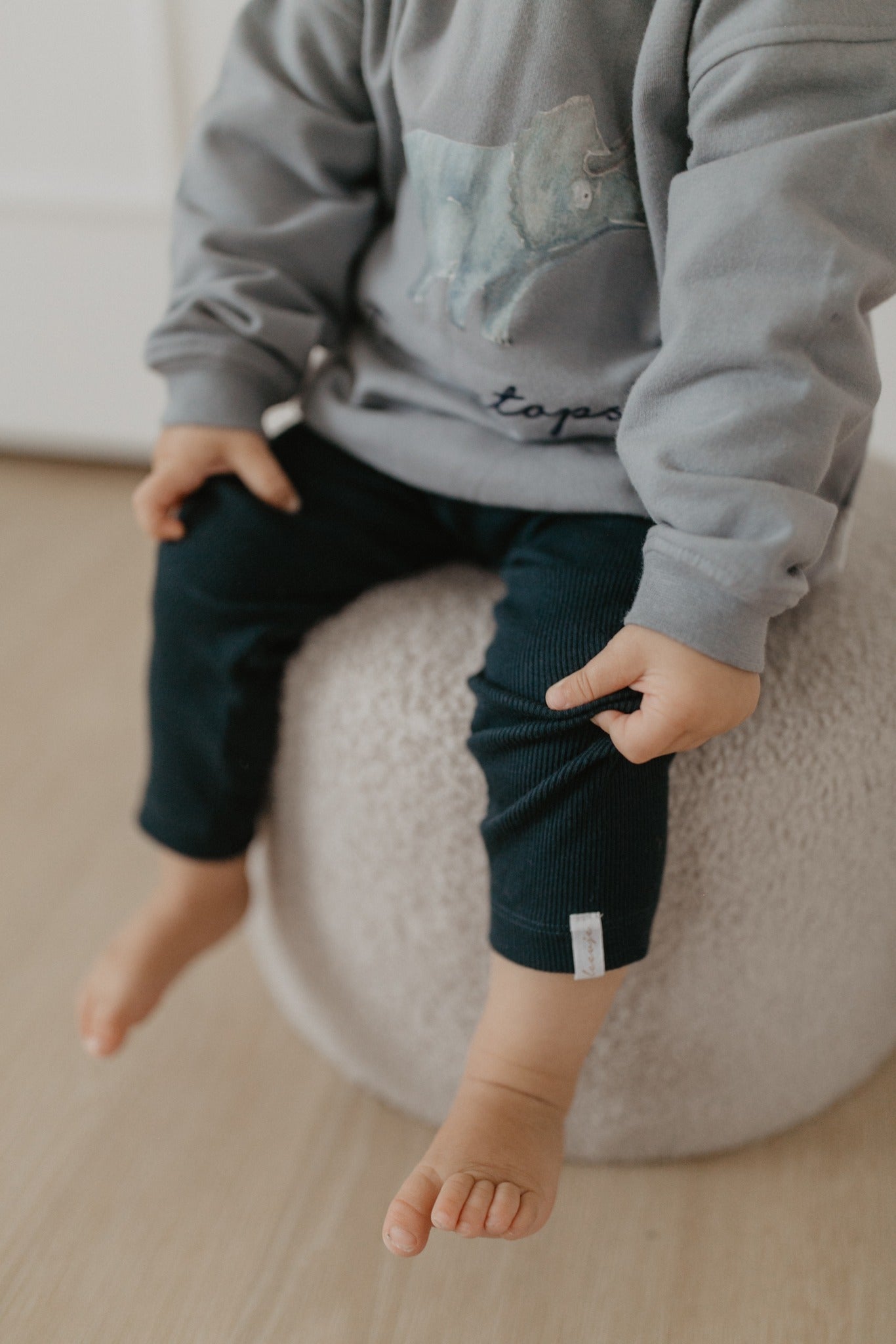 LEGGINGS 'NAVY' AUS BIO BAUMWOLLE