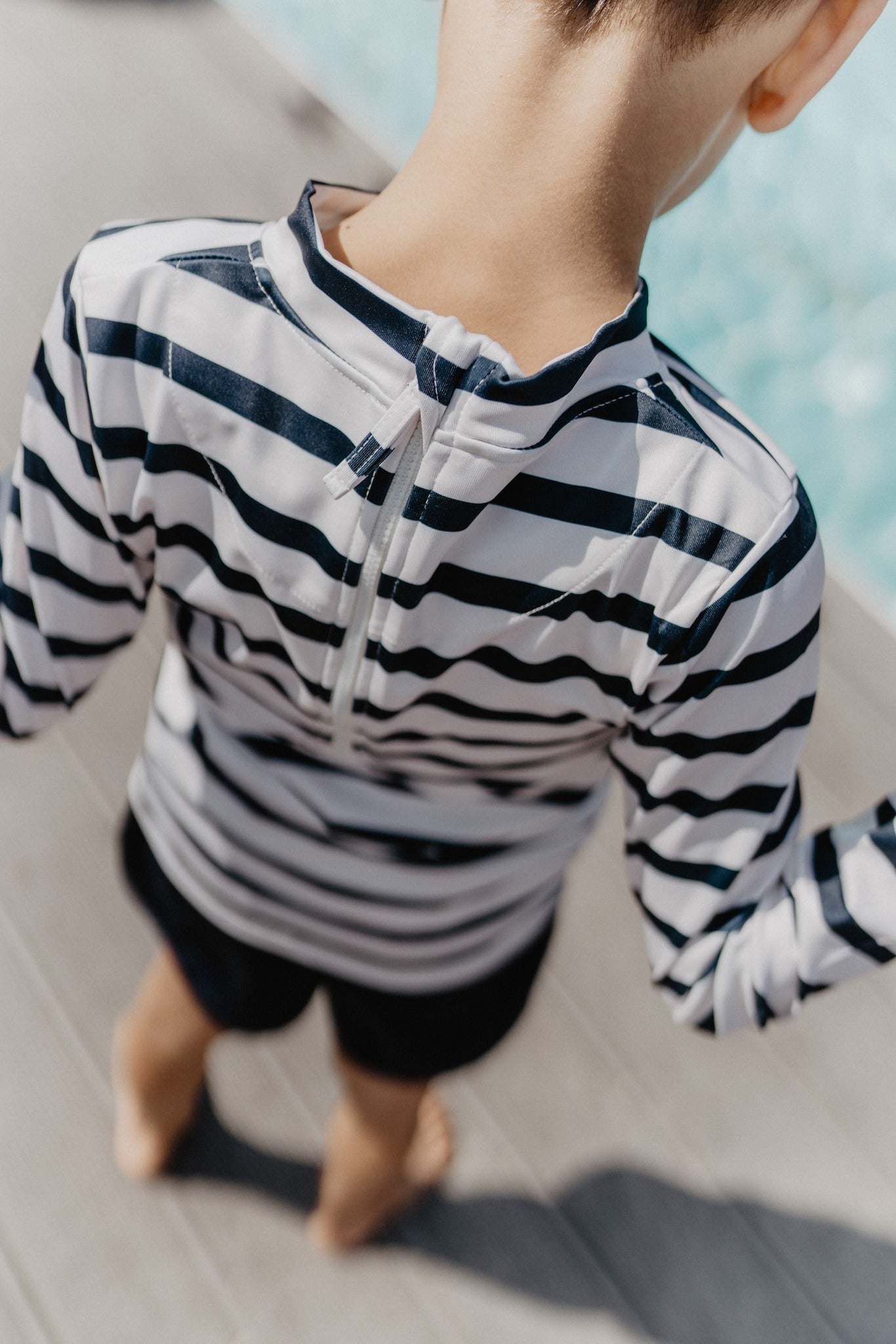 UV Langarmshirt - white/navy