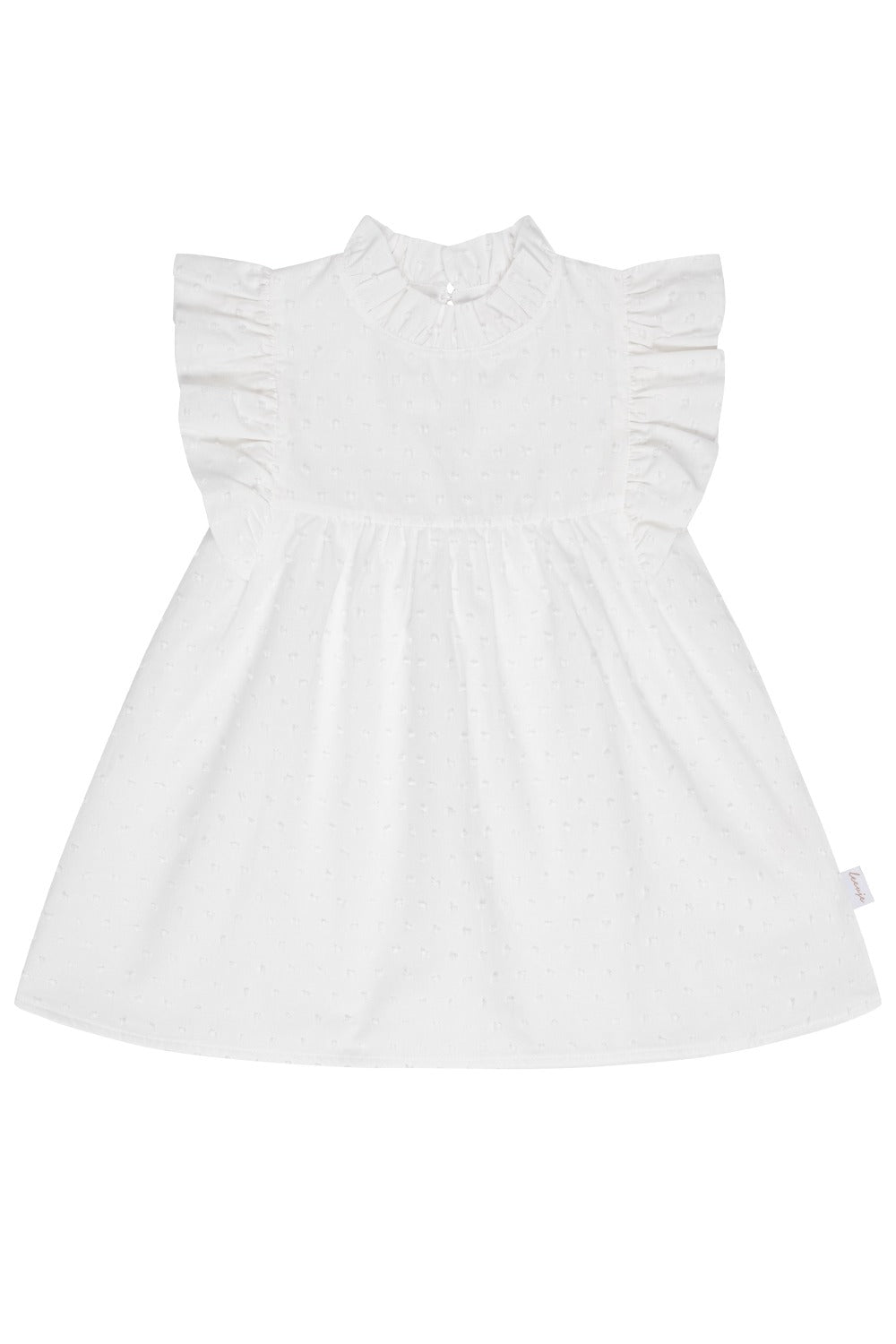 KLEID MIT BREITER RÜSCHE