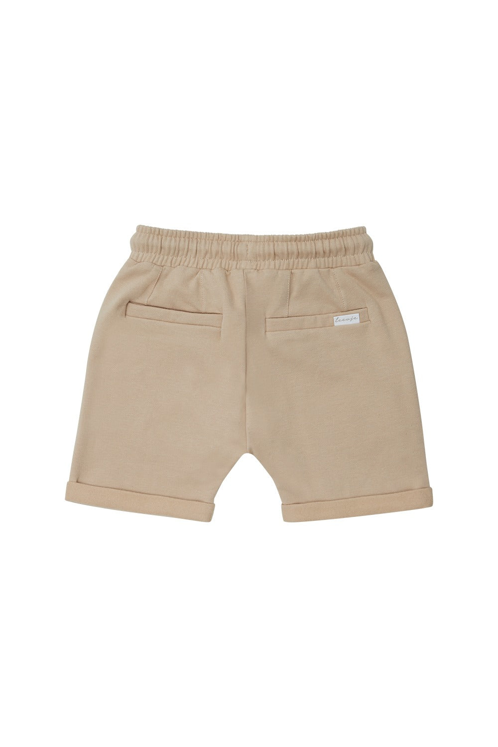 SHORTS AUS SWEAT - TAN