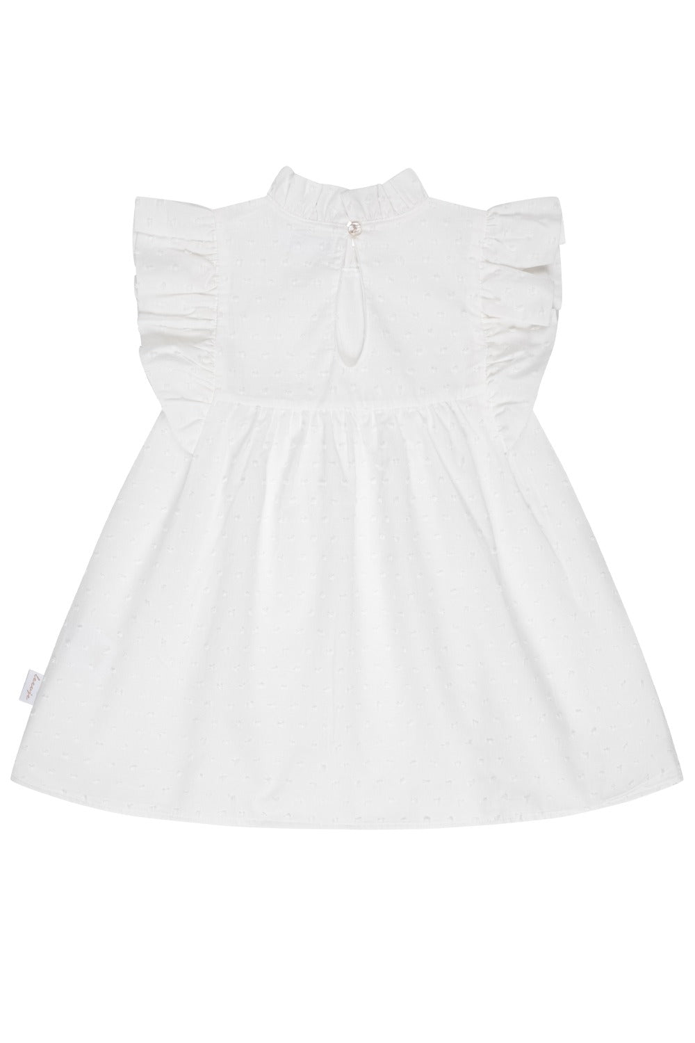 KLEID MIT BREITER RÜSCHE