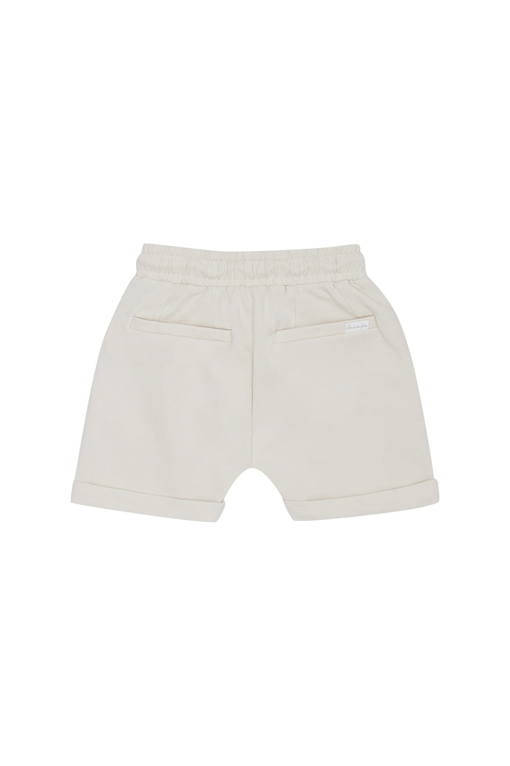 SHORTS AUS SWEAT - BEIGE