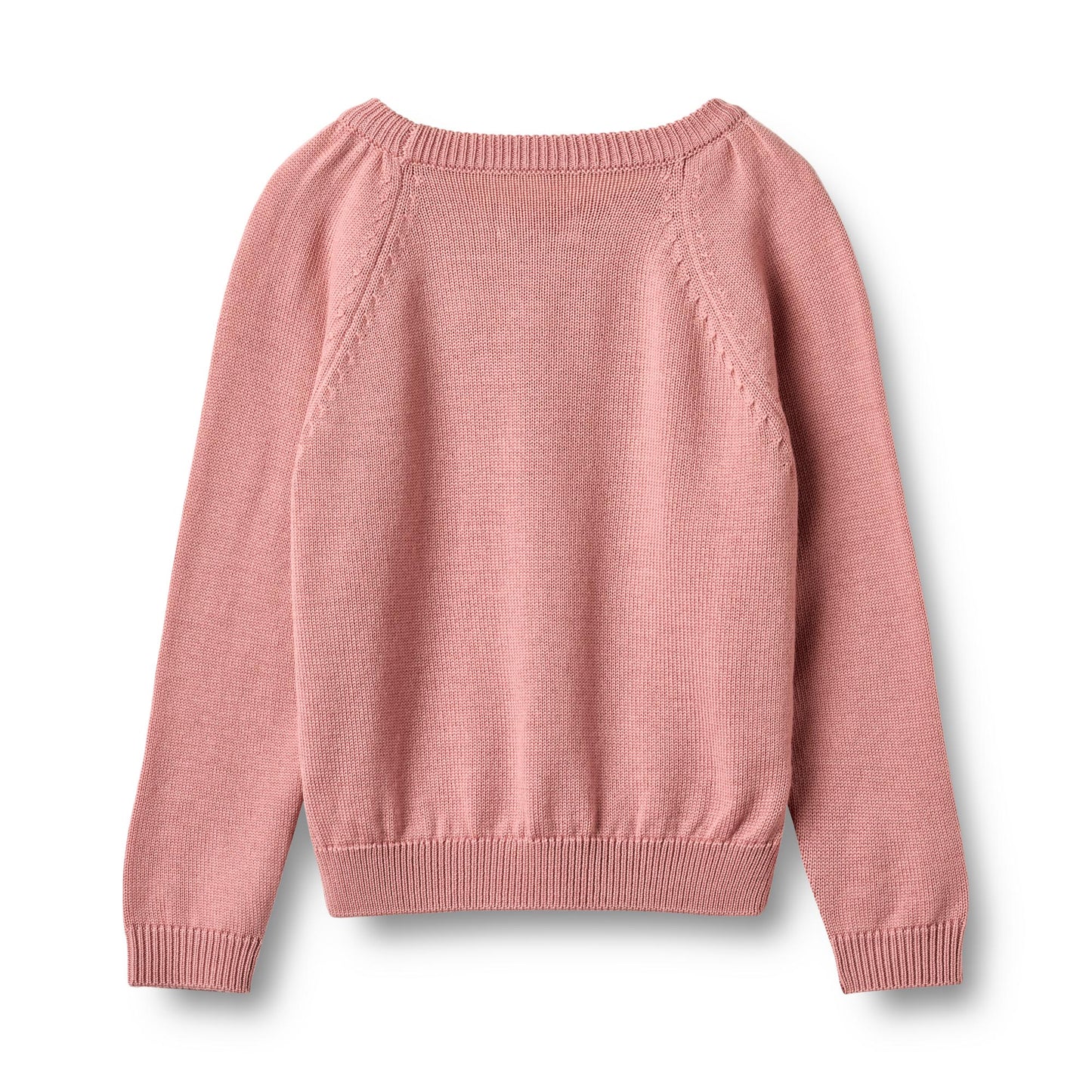 Pullover aus Merinowolle - Rose