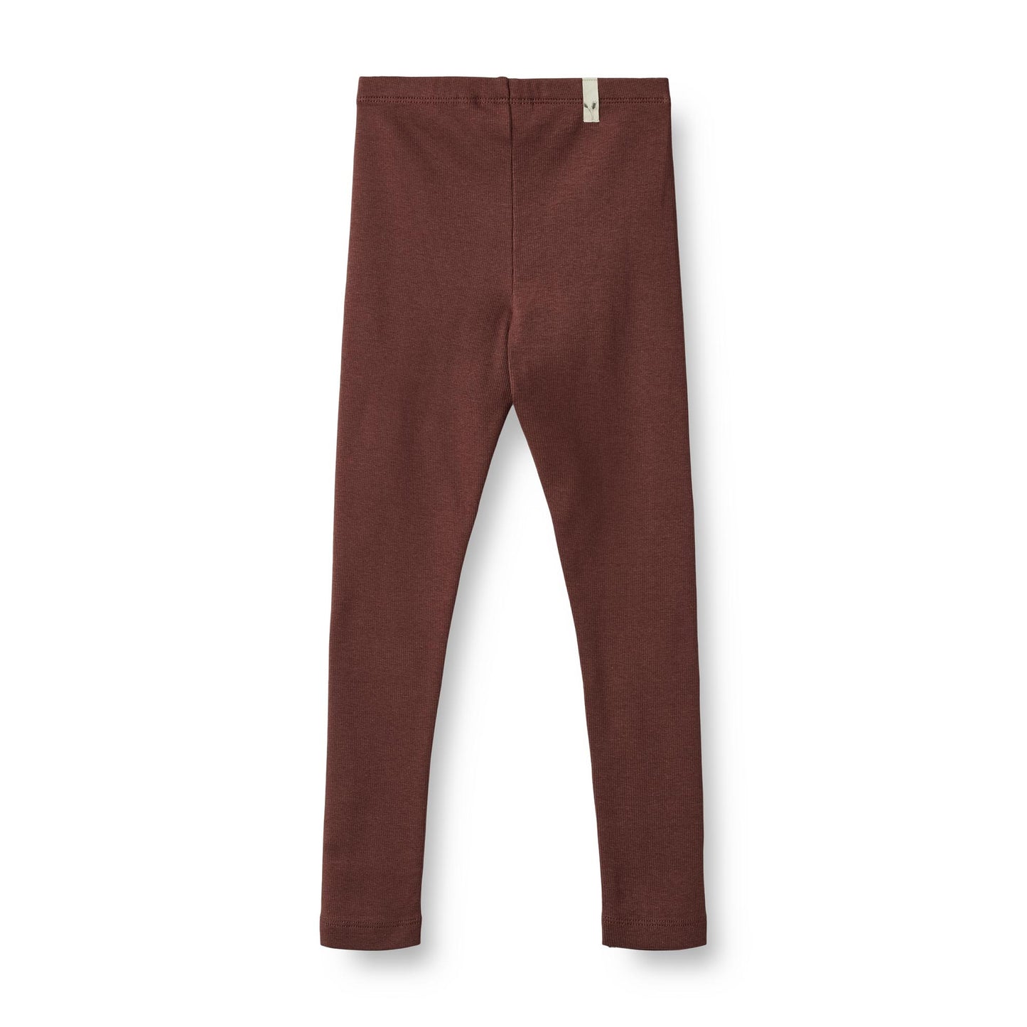 LEGGINGS WITH RIB STRUCTURE MADDY - AUBERGINE