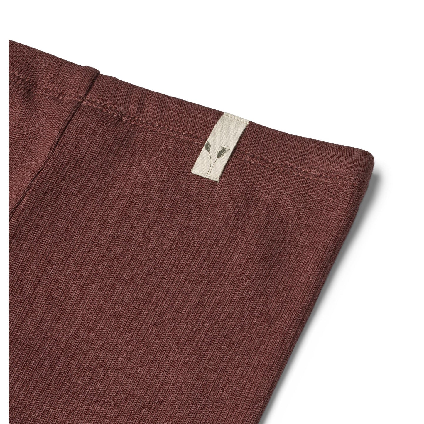 LEGGINGS WITH RIB STRUCTURE MADDY - AUBERGINE