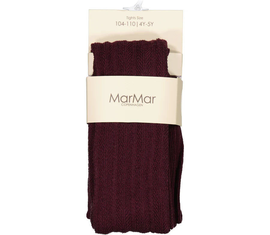 Tights - Deep Mulberry