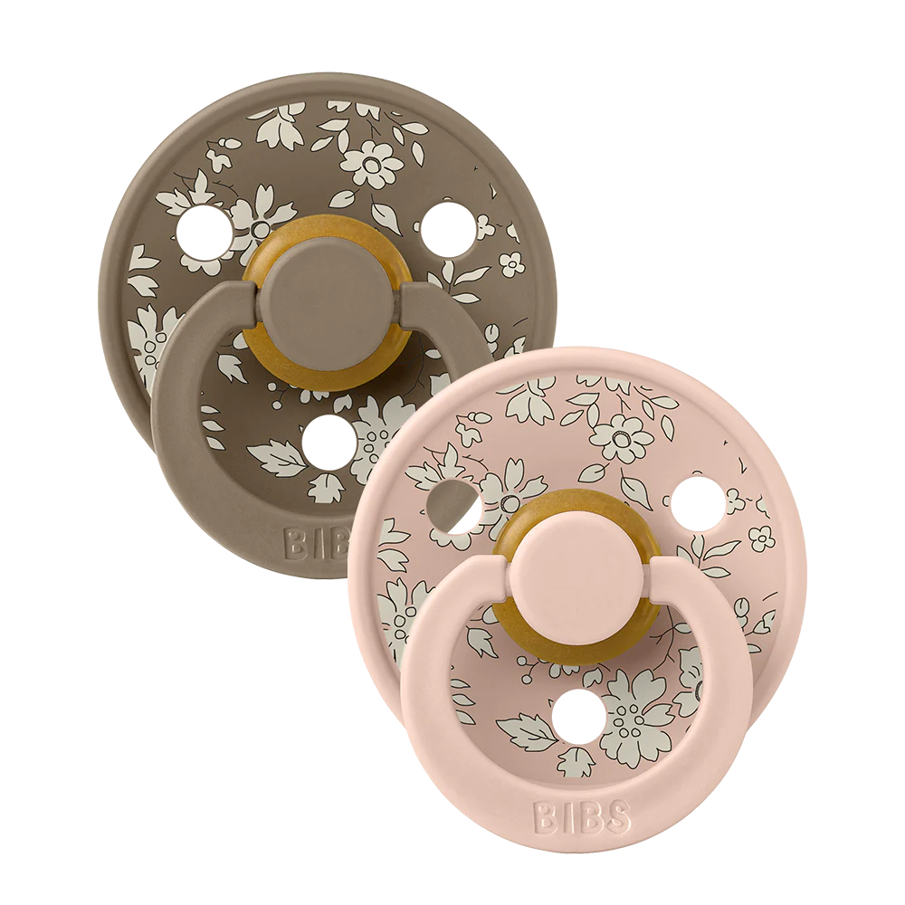 BIBS x LIBERTY SCHNULLER - 2 Pack Capel - Blush Mix