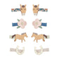 Hair Clips - Horses Mini 