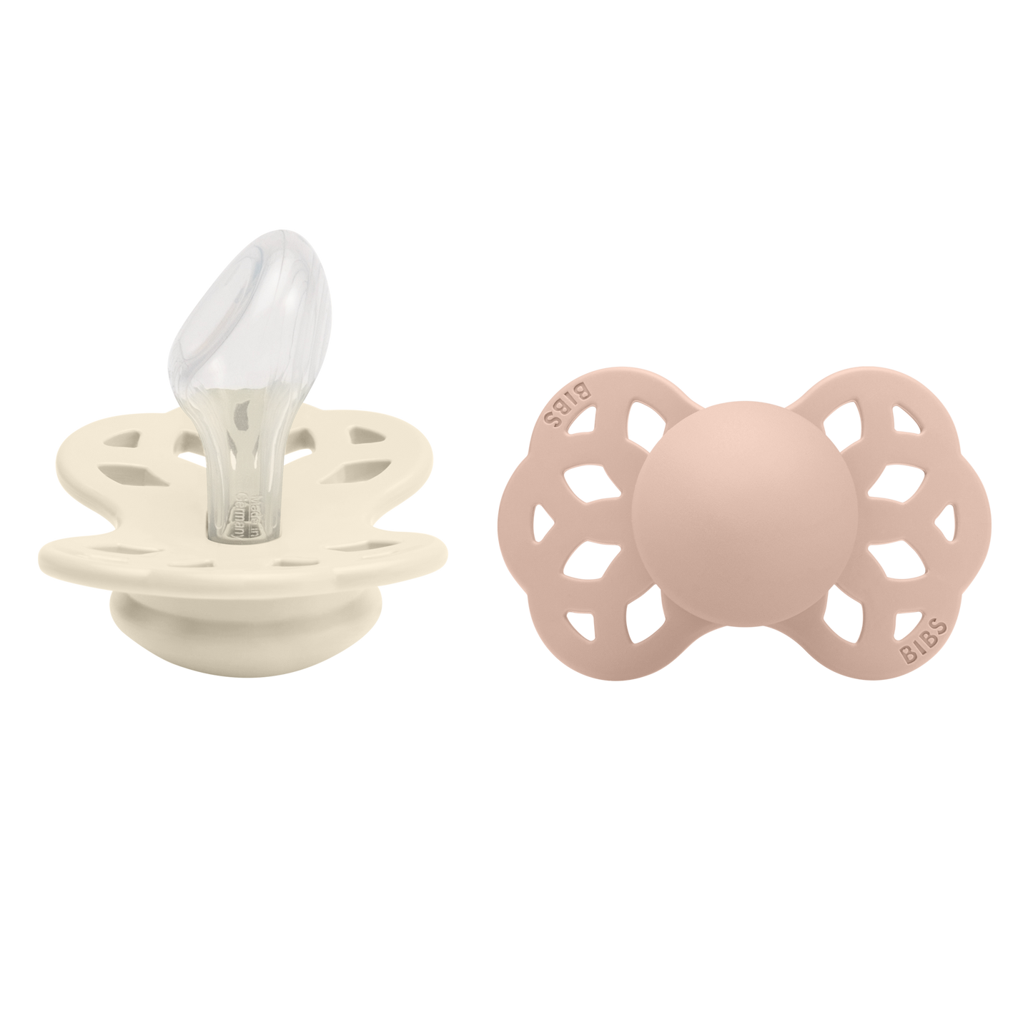 BIBS Infinity 2 PACK - Ivory/Blush