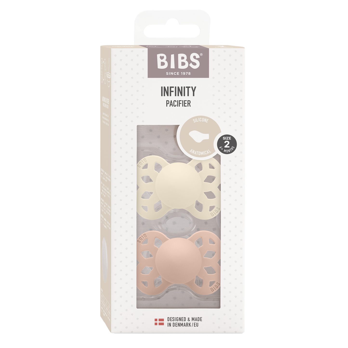 BIBS Infinity 2 PACK - Ivory/Blush