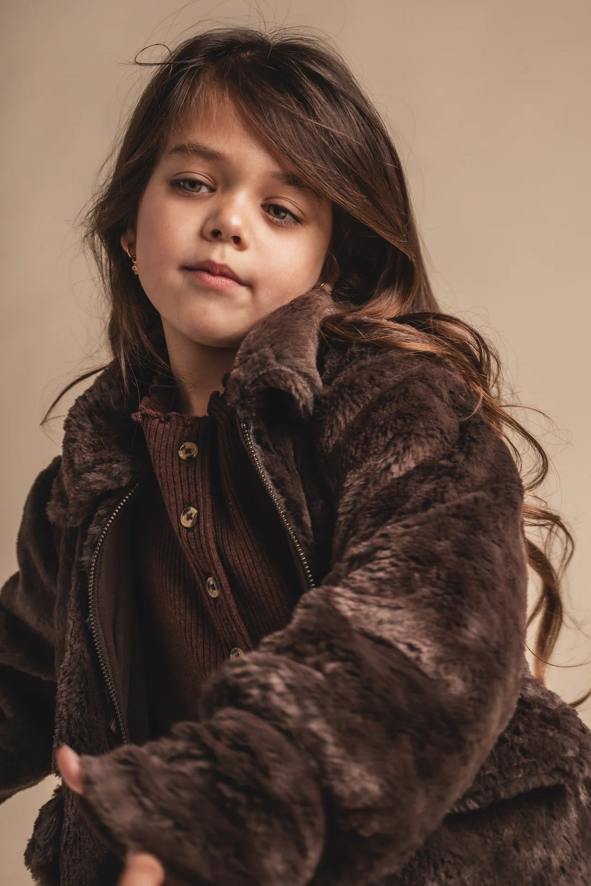 Jacke | Isabeau | Brown choco