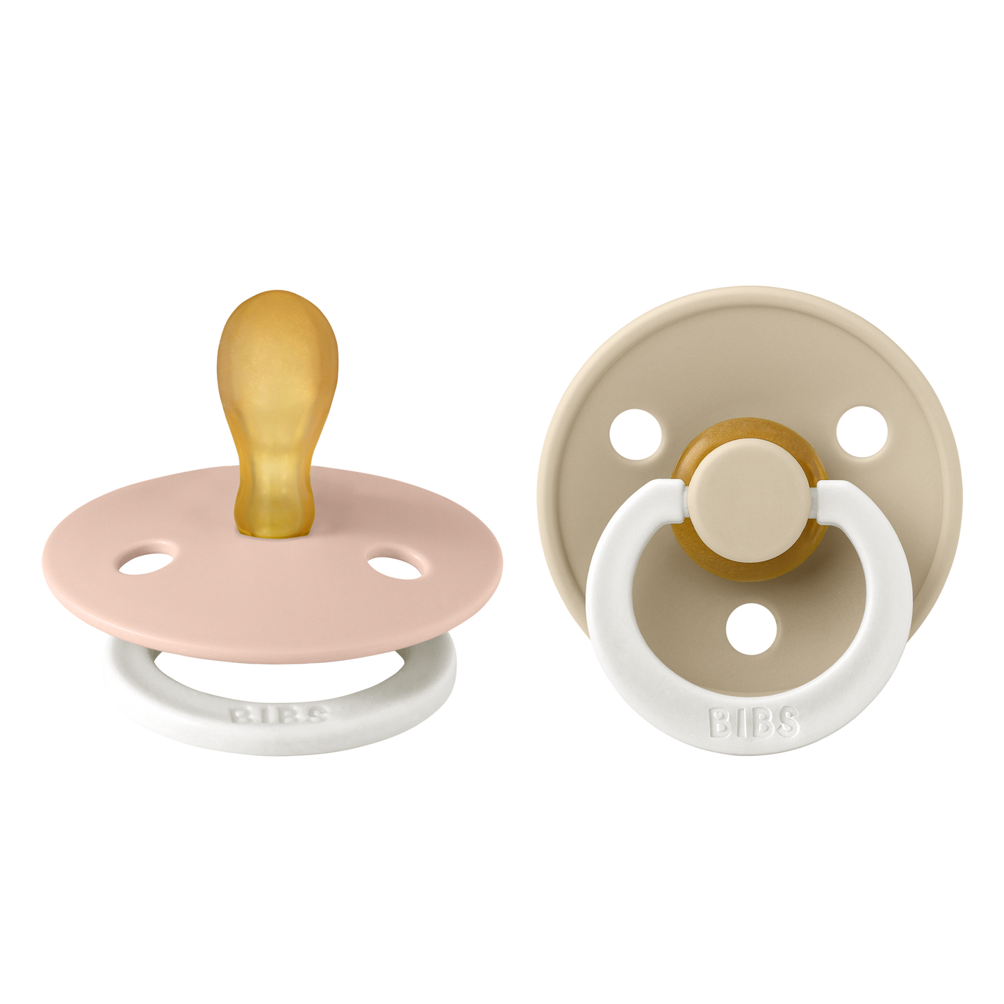 BIBS Colour 2er PACK Blush GLOW/Vanilla GLOW