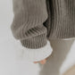 Chunky Knit Sweater - Grün