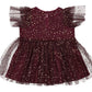 DRESS - Deandra Ballerina - Deep Mulberry