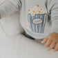 Unisex Oversized Sweatshirt - Popcorn light blue