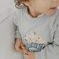 Unisex Oversized Sweatshirt - Popcorn light blue