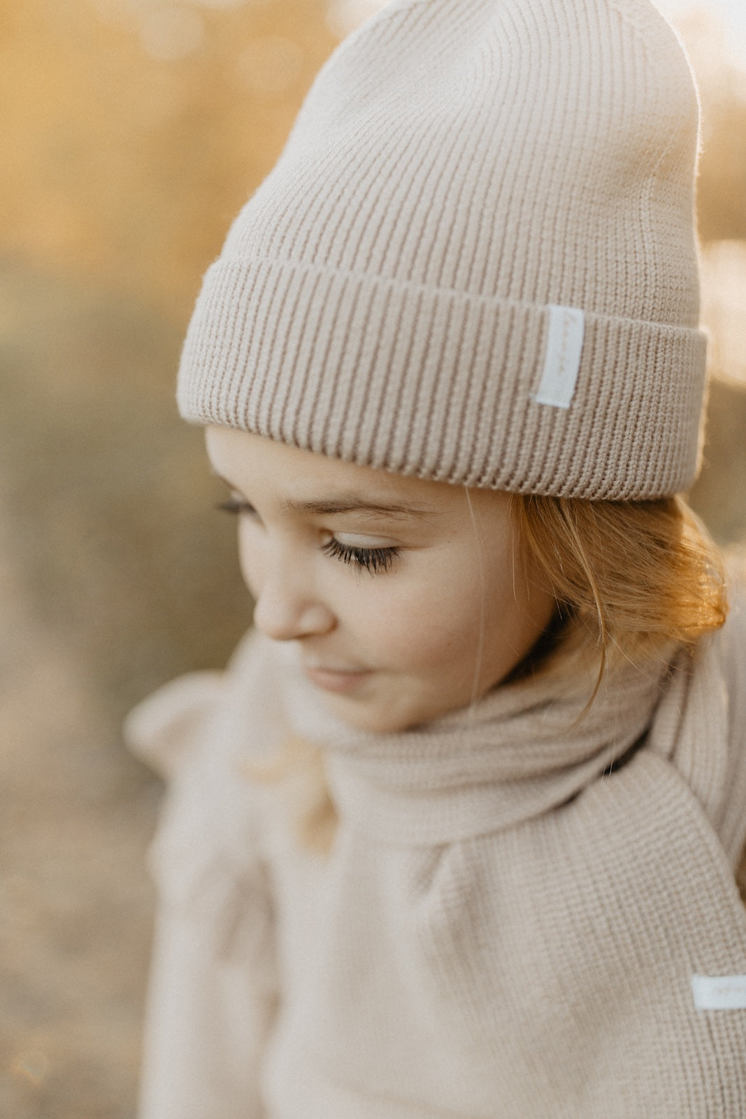 Knitted Hat - Dusty Rose