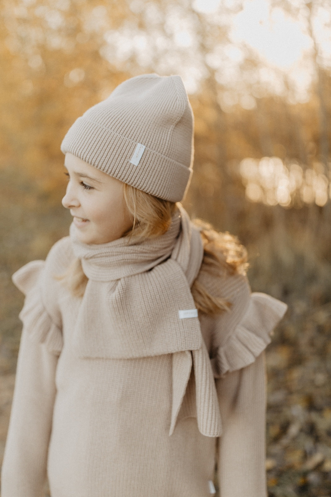 Knitted Hat - Dusty Rose