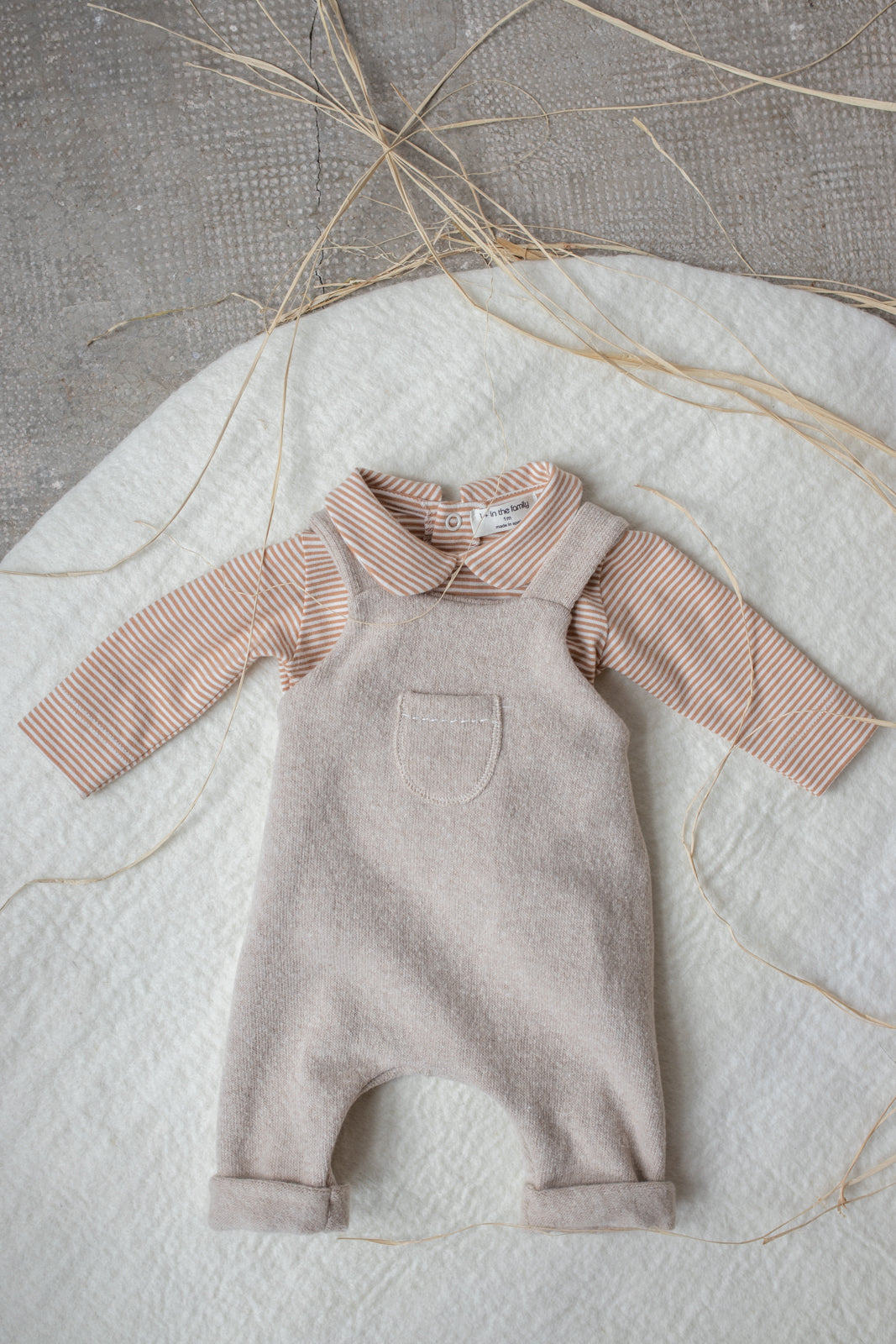 1+ IN THE FAMILY -  Latzhose Fernard - beige