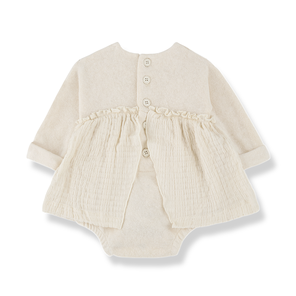 1+ IN THE FAMILY Kleid Nicoline, ecru – Kindertraum