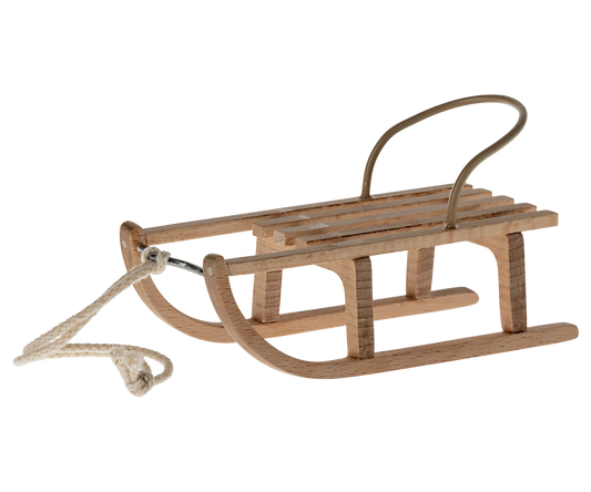 Maileg - Schlitten - Maus