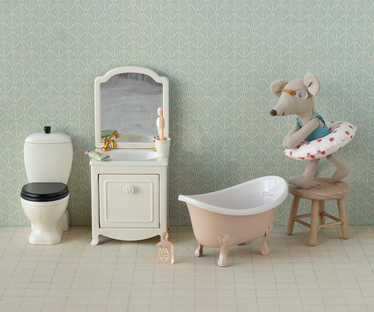 Maileg - Badewanne Maus - Rosa