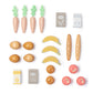 MUSTERKIND SHOPPING BASKET - WHITE with content