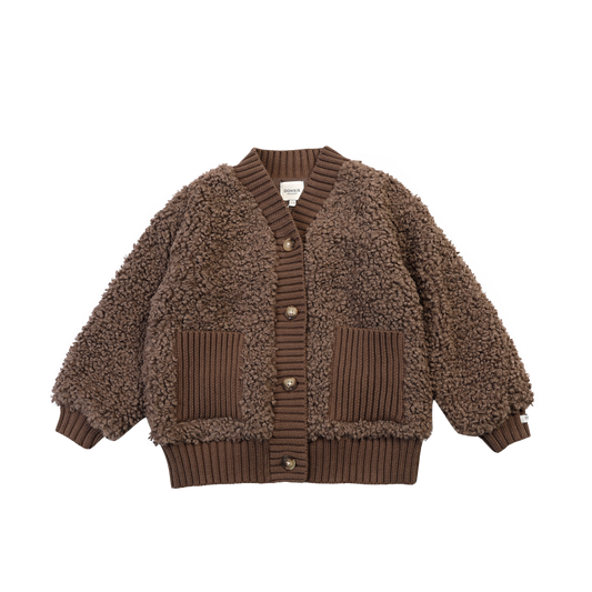 Olaan Cardigan - Toffee Teddy