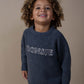 Fionn Merino Wool Sweater - Cloudy Grey Melange