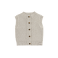 Tjitske Vest - White Sand Melange