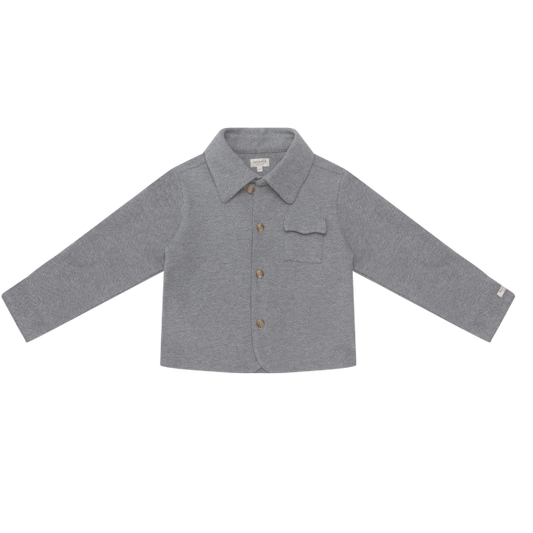 Melle Overshirt - Dark Spruce Melange