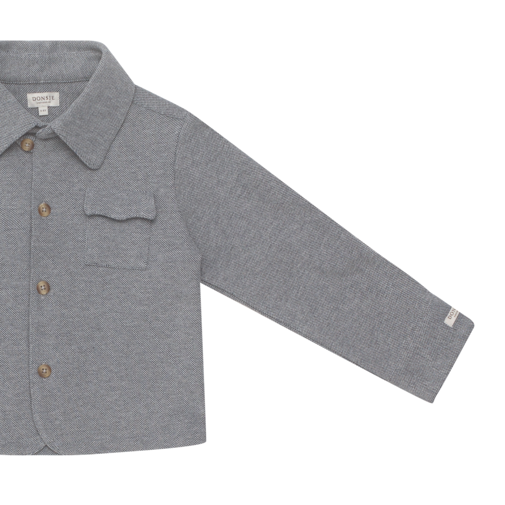 Melle Overshirt - Dark Spruce Melange