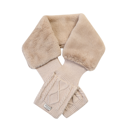 Ailssa Scarf - Soft Sand Teddy