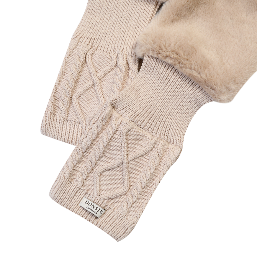 Ailssa Scarf - Soft Sand Teddy