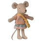 Maileg - Kleine Schwester Maus mit Tasche
