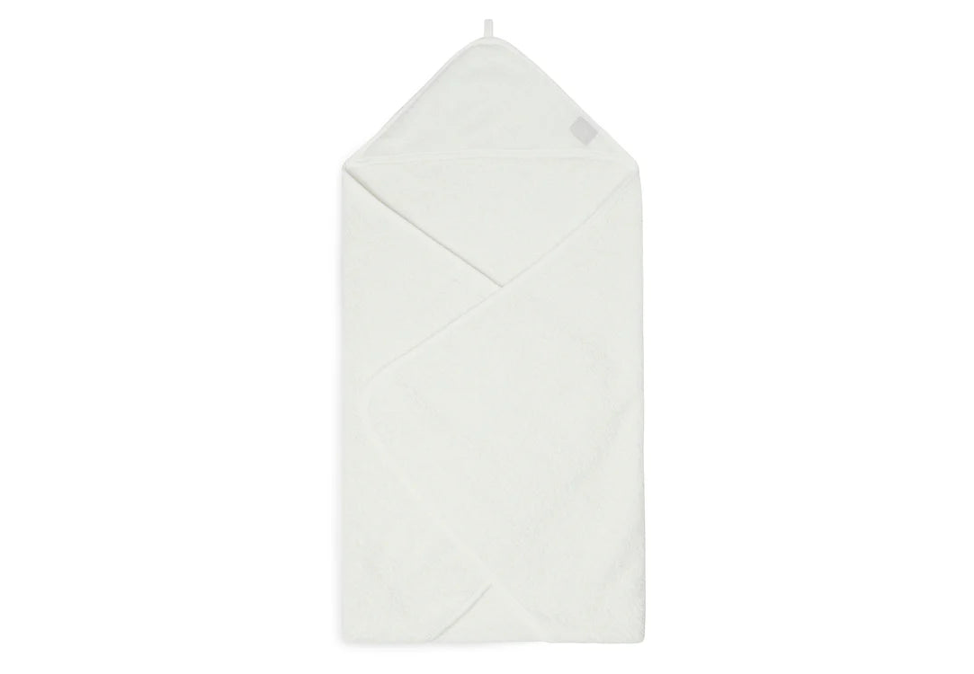 HOODED TOWEL - EMBROIDERY IVORY
