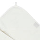 HOODED TOWEL - EMBROIDERY IVORY