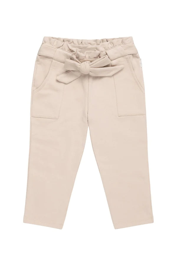 SWEATPANTS MIT GÜRTEL - POWDER GRAY