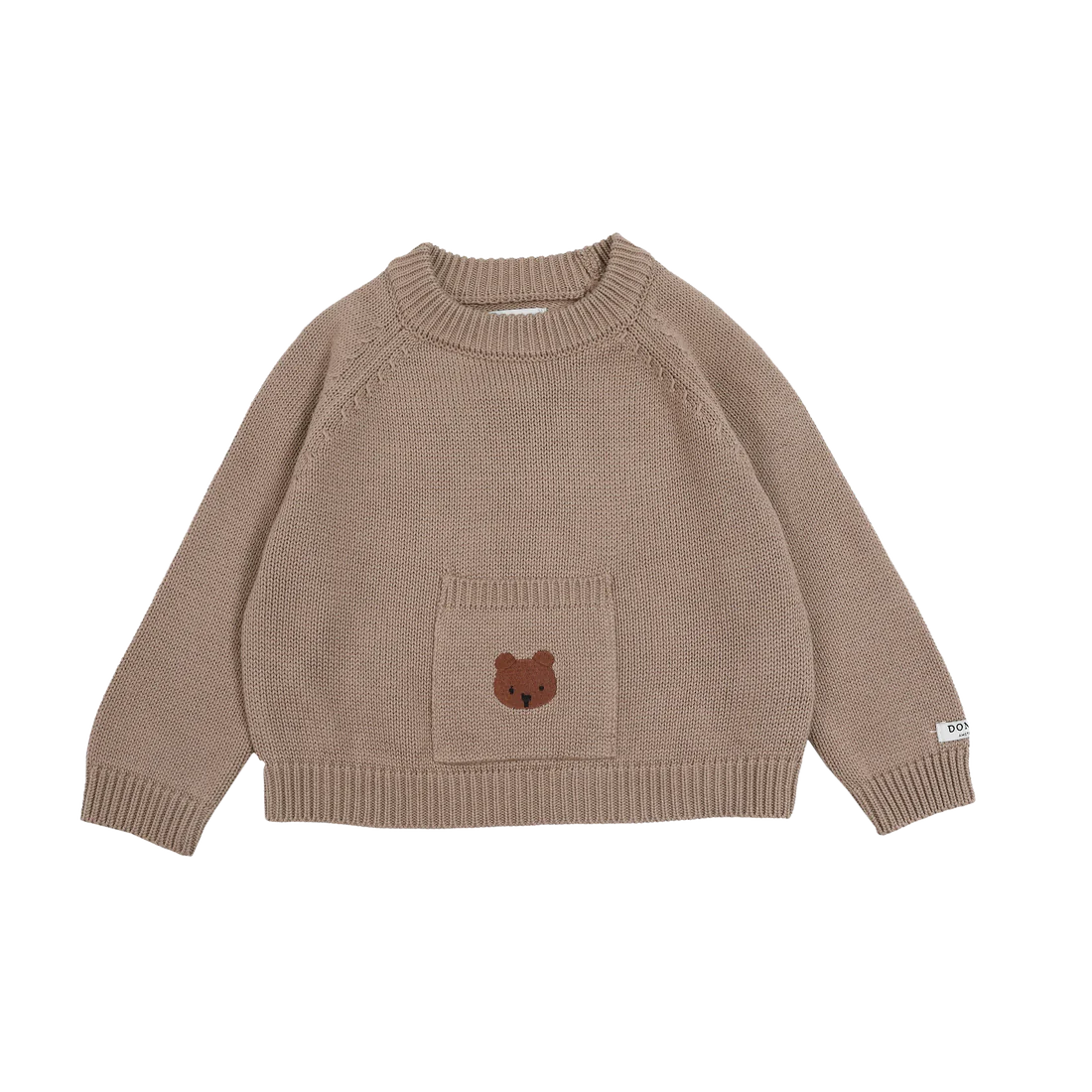 Qoeke Sweater | Bear | Hazelnut