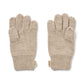 Strick Handschuhe - warm sand melange