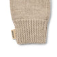 Strick Handschuhe - warm sand melange