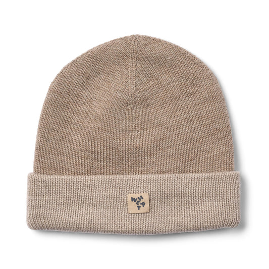 Mütze aus Merinowolle - Grey Camel Melange