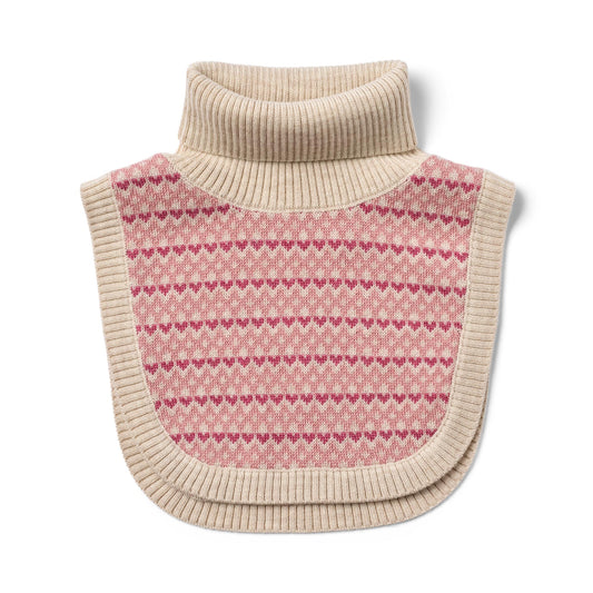 Gestrickter Halswärmer - Rose