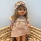 PUPPE Zoe - mit Kleid & Stirnband Nude