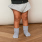 RUTSCHFESTE BABYSOCKEN - GREY MELANGE