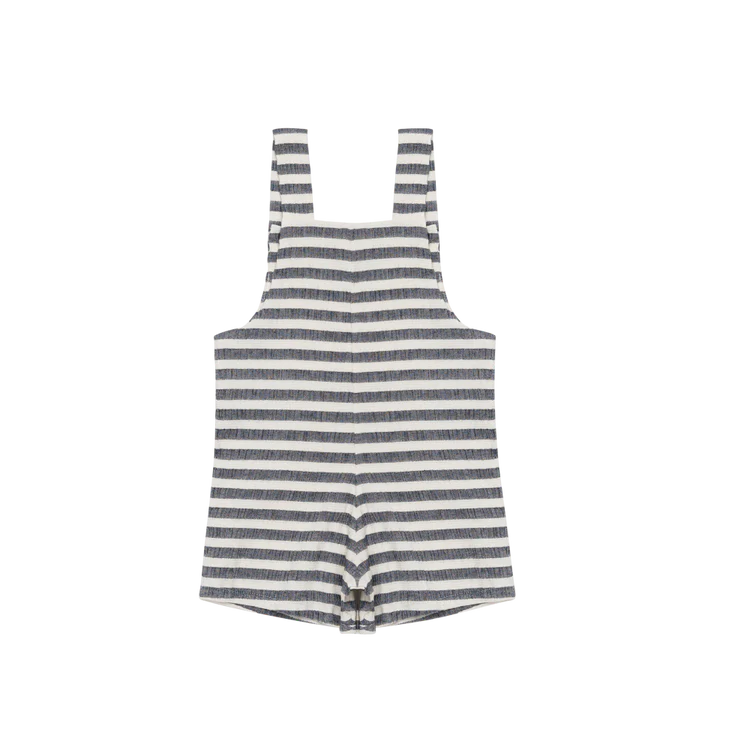 Dann Overalls | Blue Marine - White Striped
